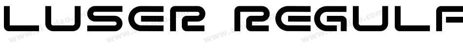 LUSER Regular字体转换